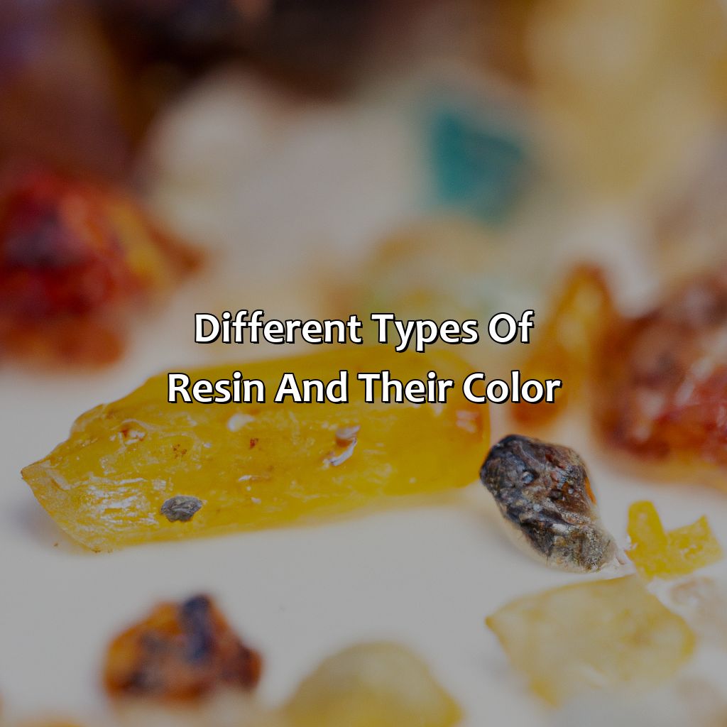 Different Types Of Resin And Their Color  - What Color Is Resin, 