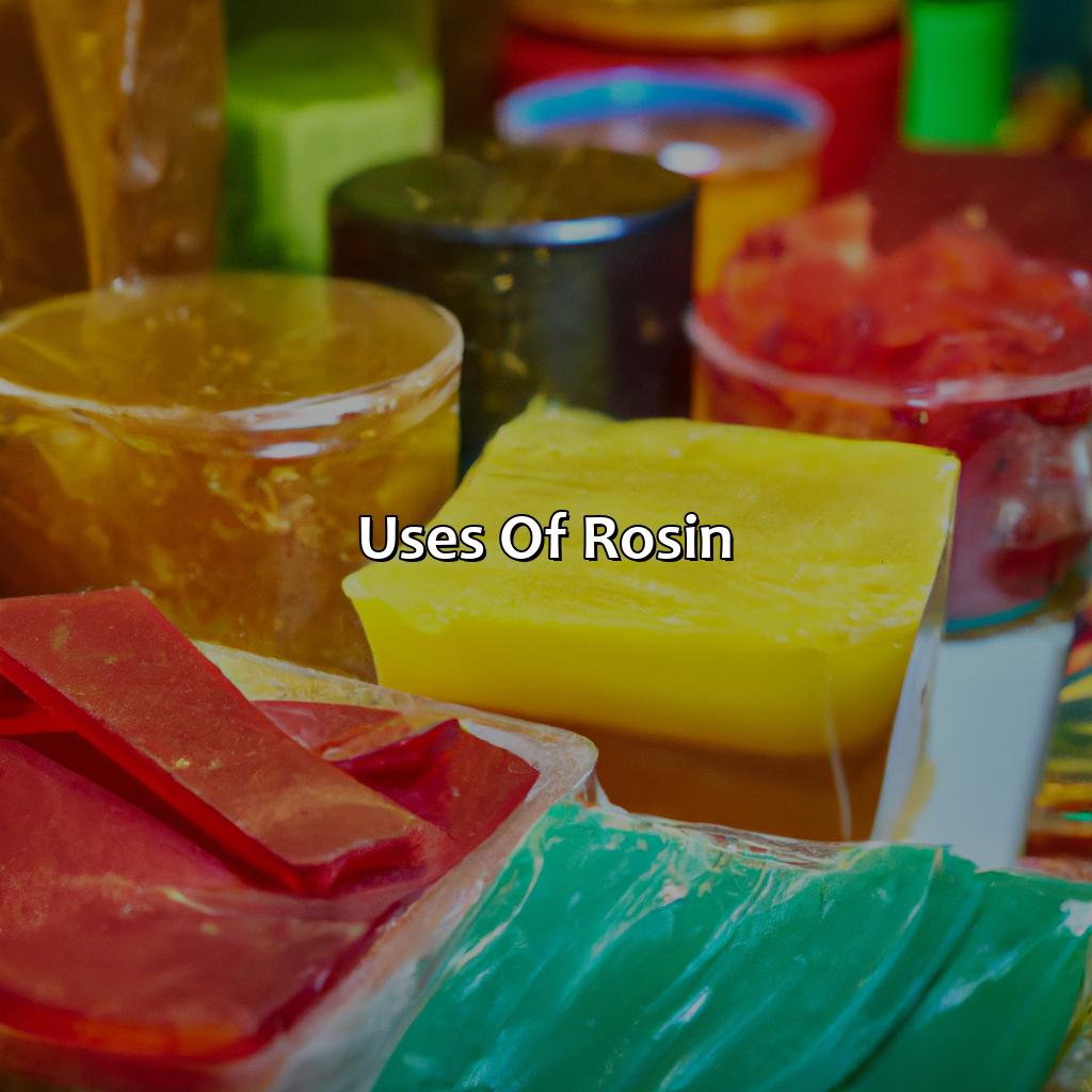 Uses Of Rosin  - What Color Is Rosin, 