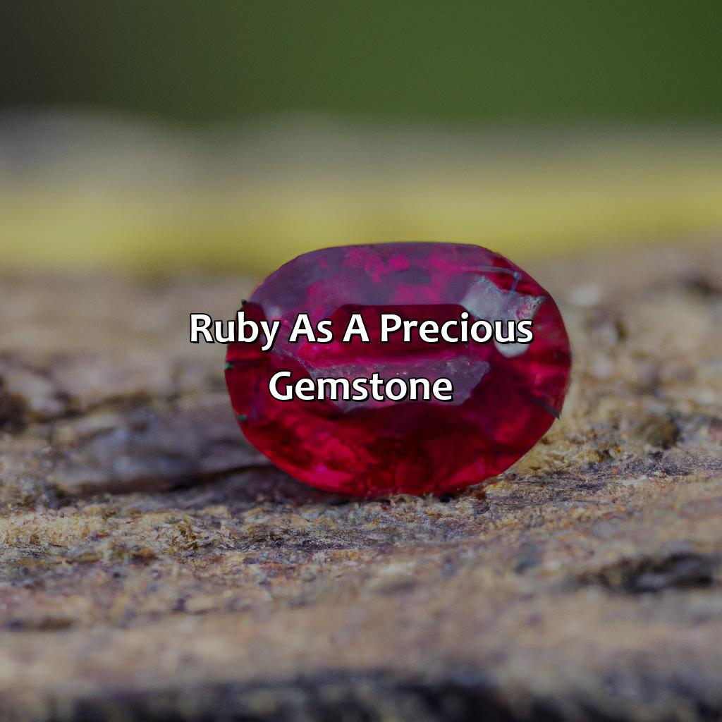 Ruby As A Precious Gemstone  - What Color Is Ruby, 