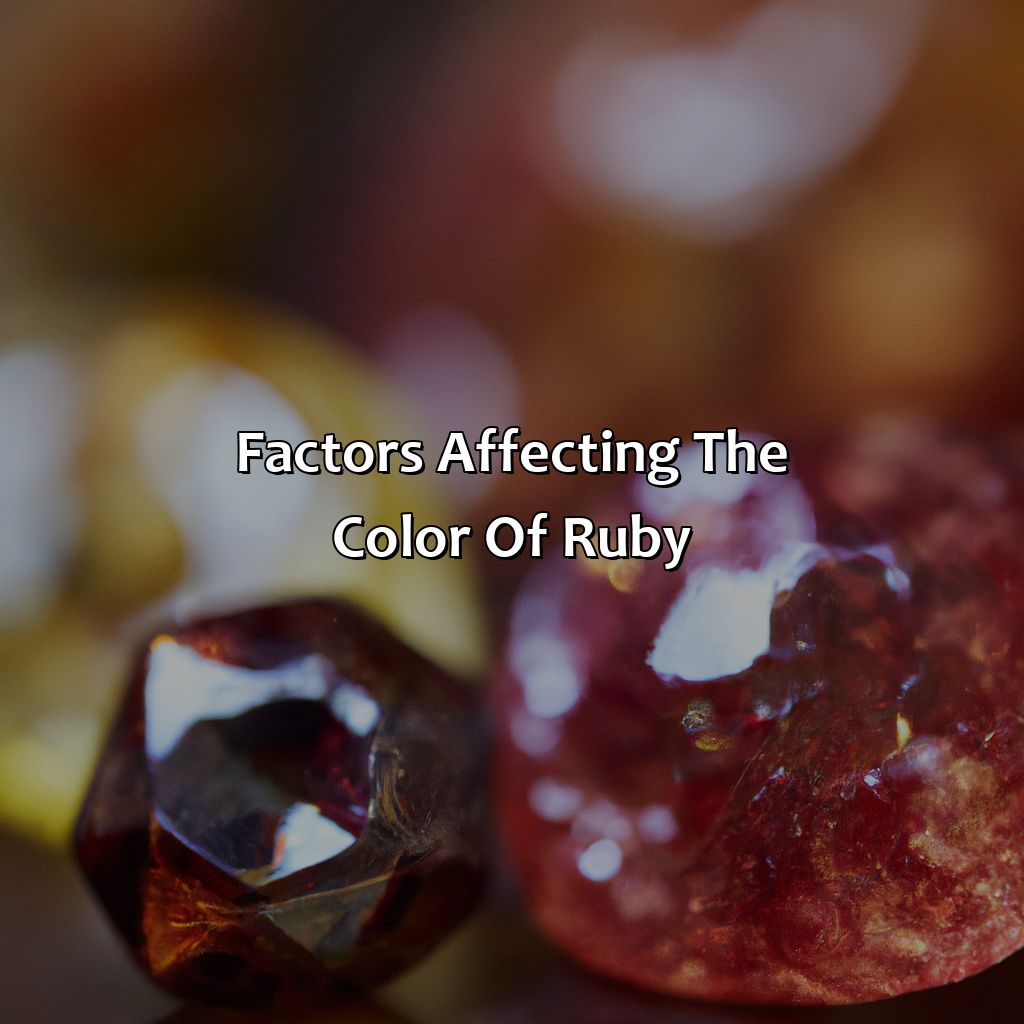 Factors Affecting The Color Of Ruby  - What Color Is Ruby, 