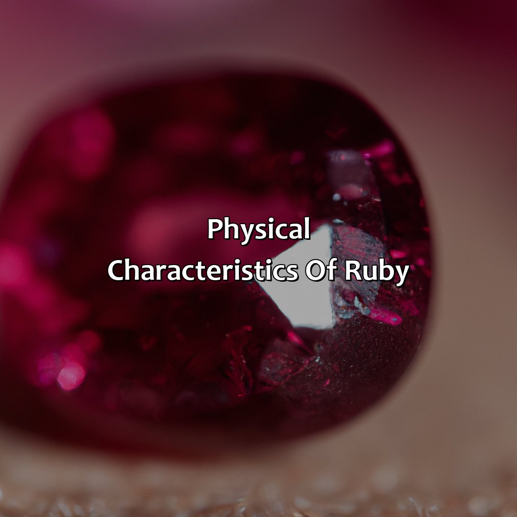 Physical Characteristics Of Ruby  - What Color Is Ruby, 