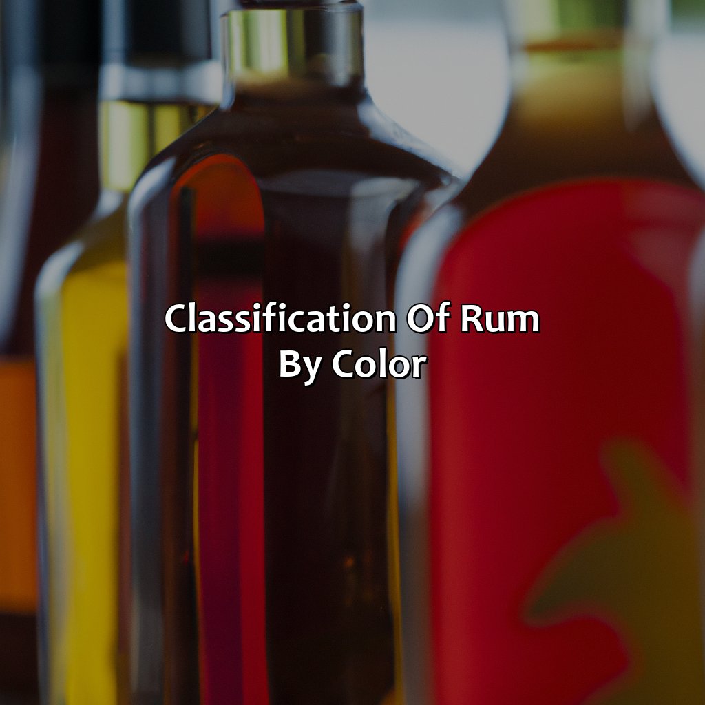 Classification Of Rum By Color  - What Color Is Rum, 