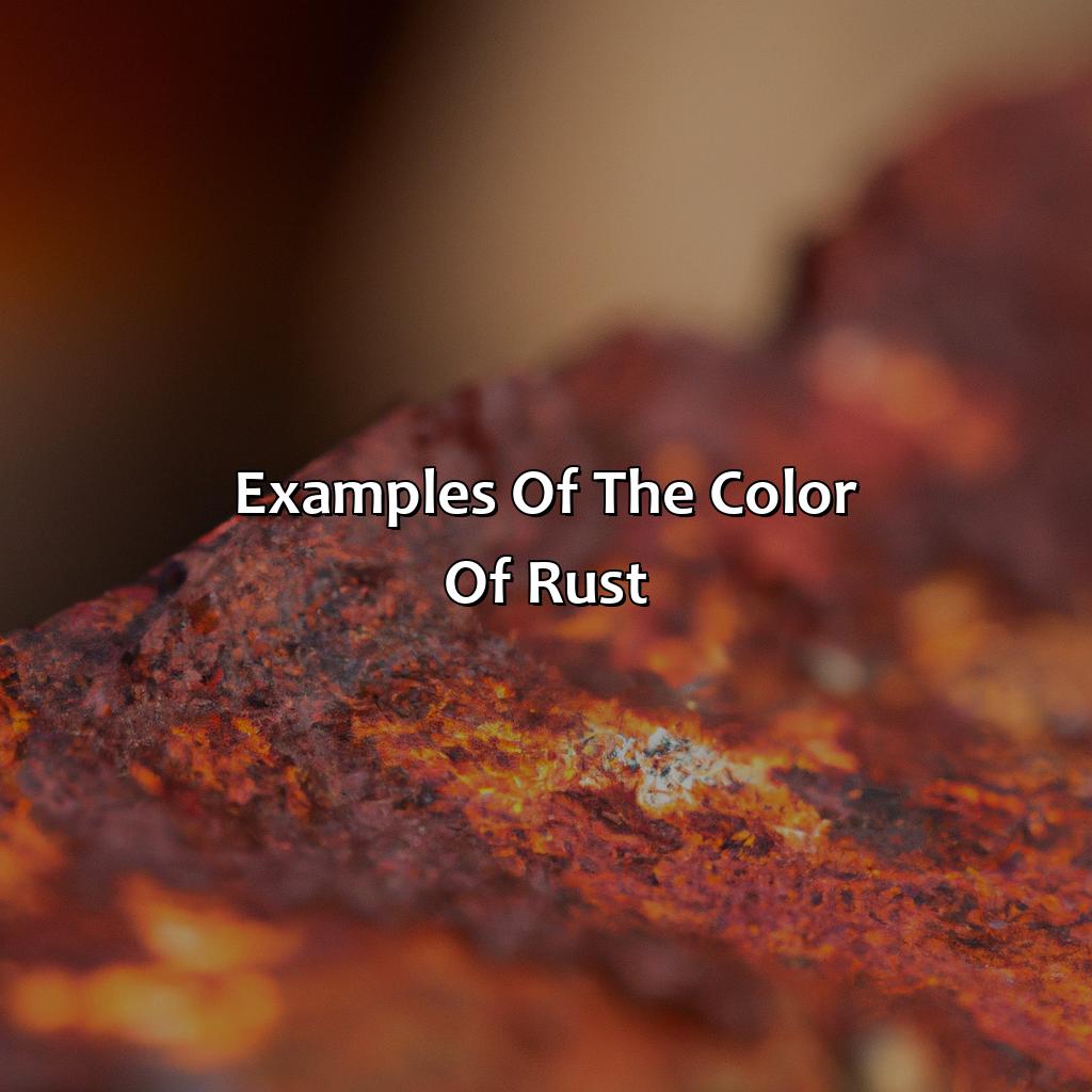 Examples Of The Color Of Rust  - What Color Is Rust, 