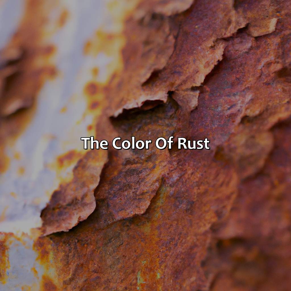 The Color Of Rust  - What Color Is Rust, 