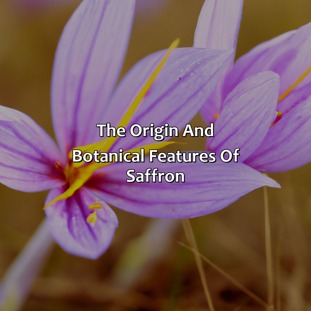 The Origin And Botanical Features Of Saffron  - What Color Is Saffron, 