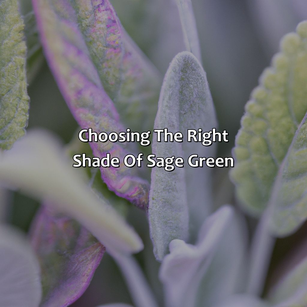 Choosing The Right Shade Of Sage Green  - What Color Is Sage Green, 