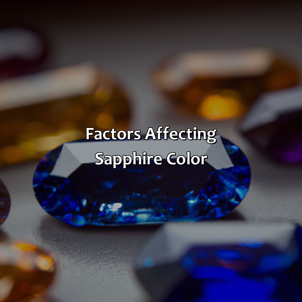 Factors Affecting Sapphire Color  - What Color Is Sapphire, 
