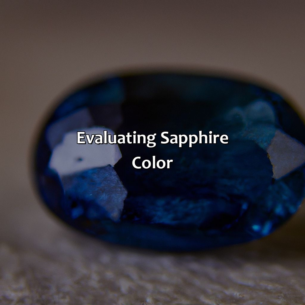 Evaluating Sapphire Color  - What Color Is Sapphire Stone, 