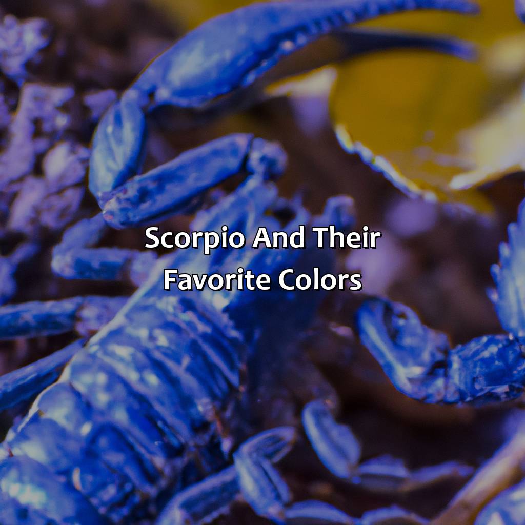 Scorpio And Their Favorite Colors  - What Color Is Scorpio, 