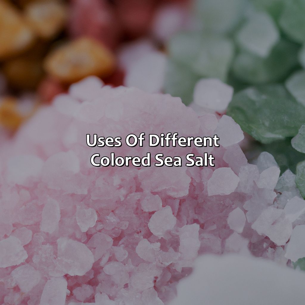 Uses Of Different Colored Sea Salt  - What Color Is Sea Salt, 
