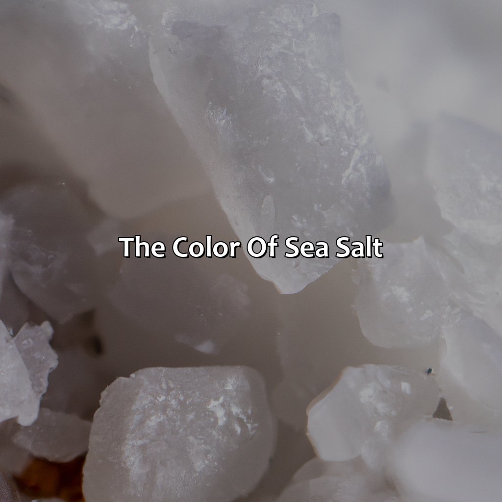 The Color Of Sea Salt  - What Color Is Sea Salt, 