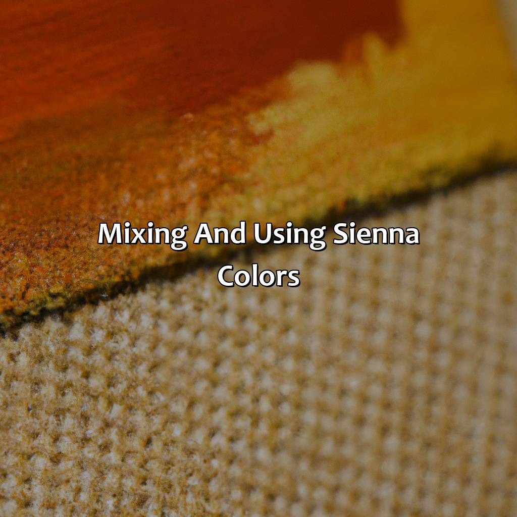 Mixing And Using Sienna Colors  - What Color Is Sienna, 