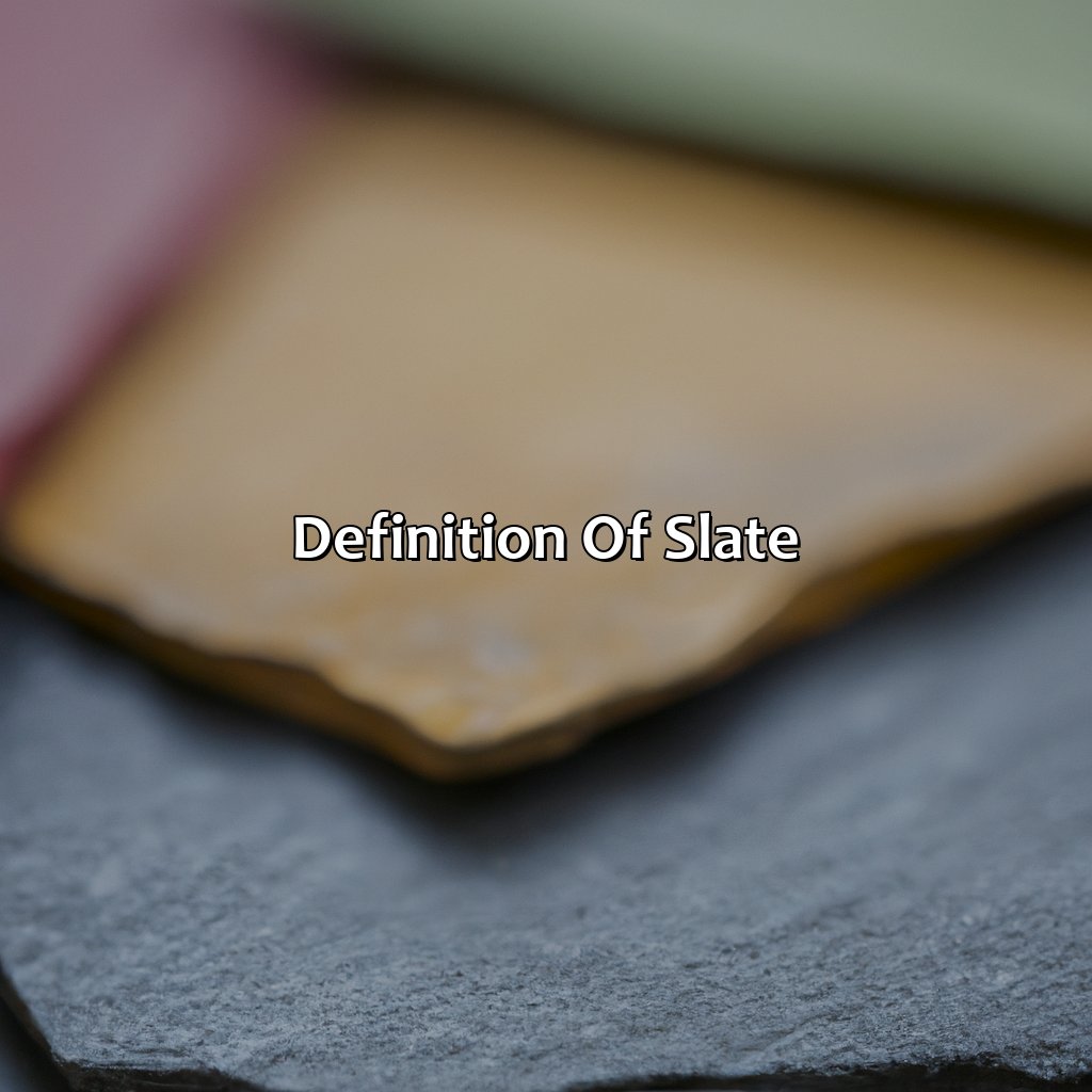 Definition Of Slate  - What Color Is Slate?, 