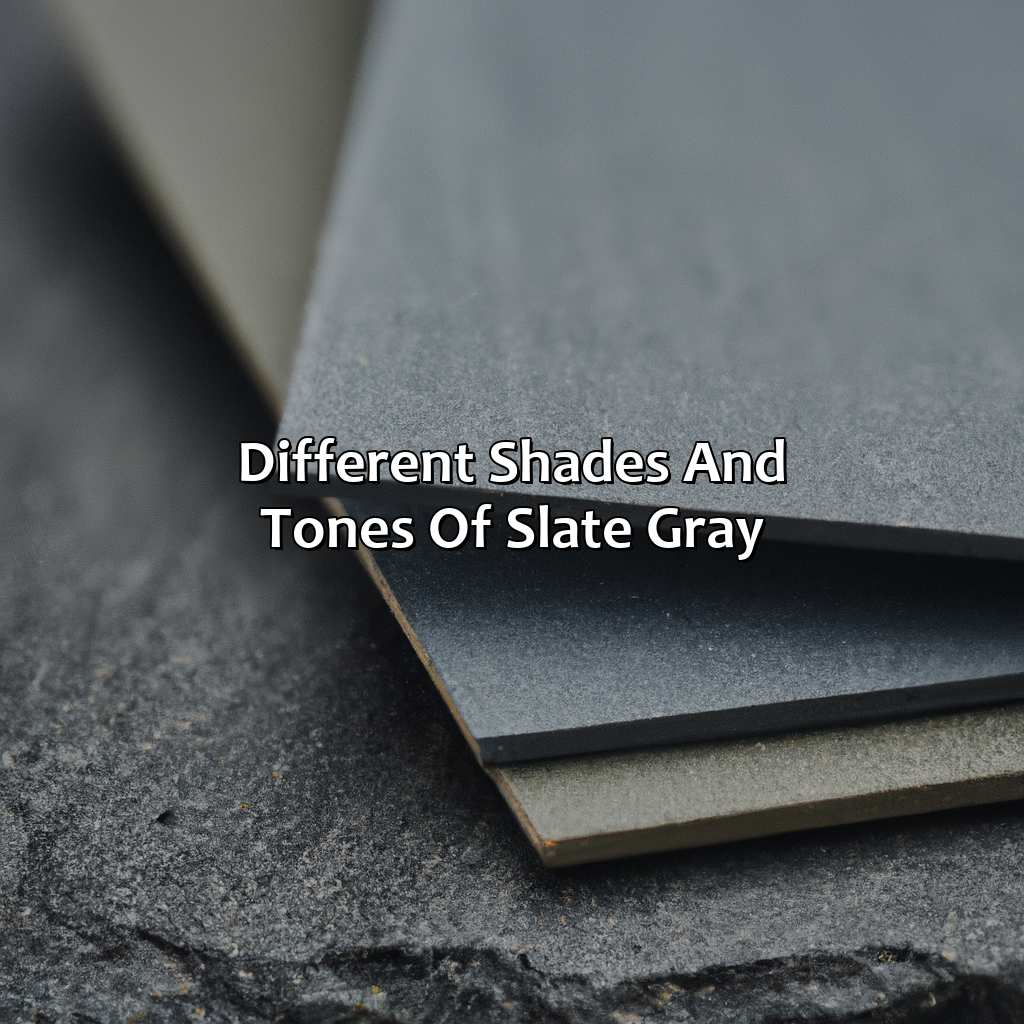 Different Shades And Tones Of Slate Gray  - What Color Is Slate Gray, 