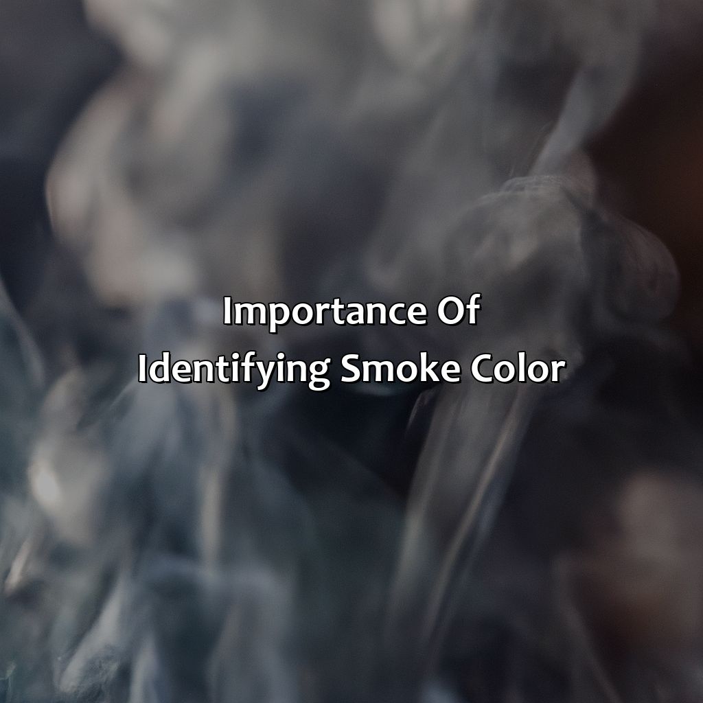 Importance Of Identifying Smoke Color  - What Color Is Smoke, 