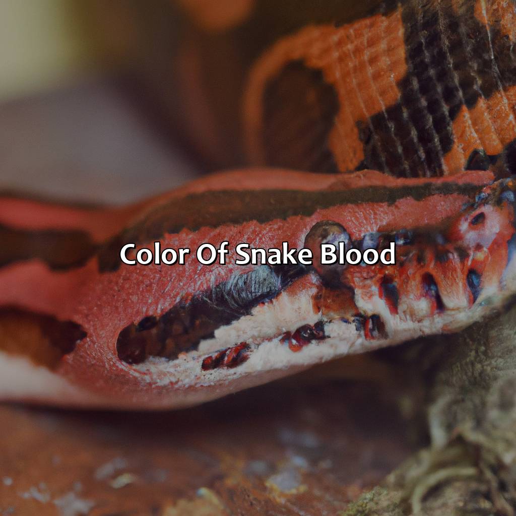 Color Of Snake Blood  - What Color Is Snake Blood, 