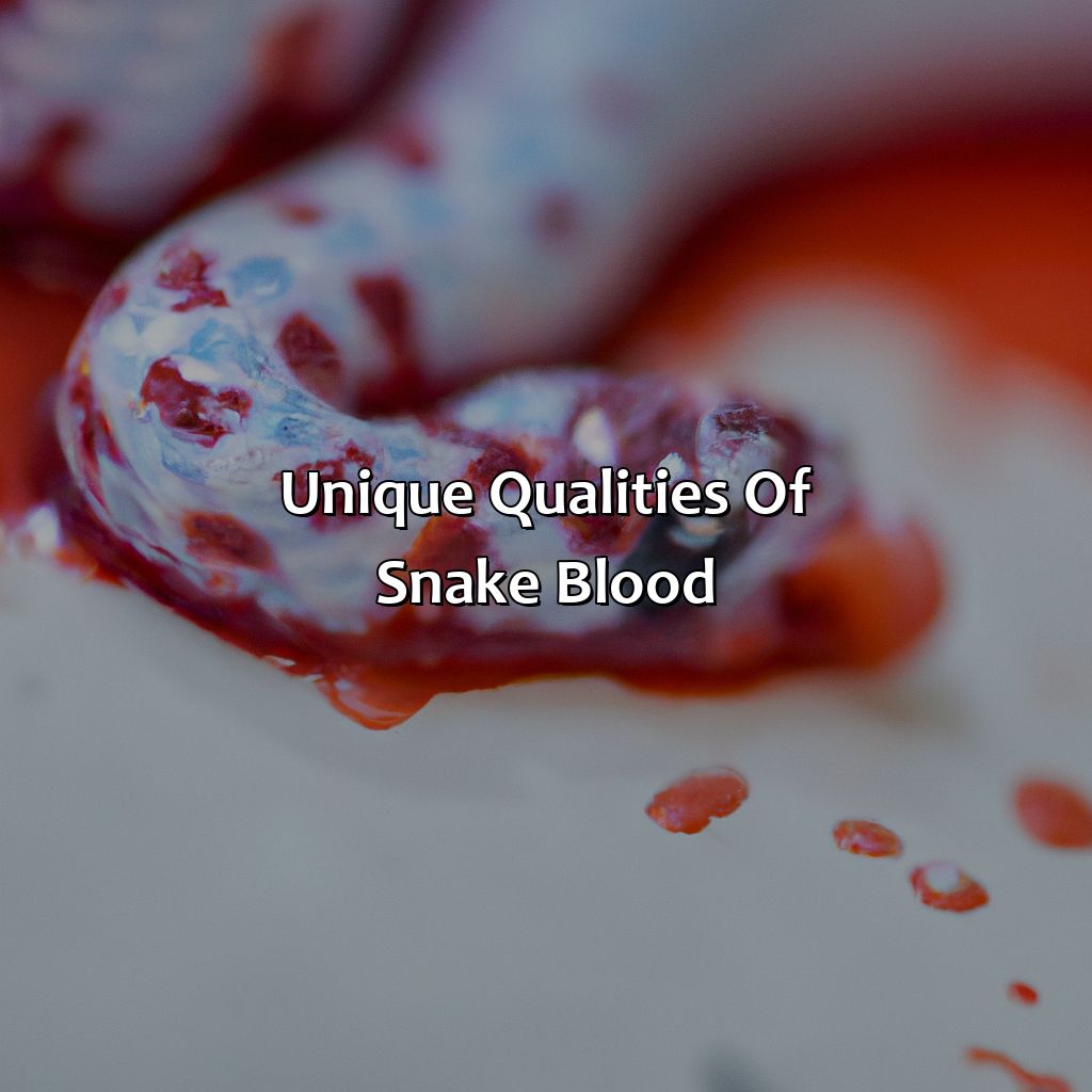 Unique Qualities Of Snake Blood  - What Color Is Snake Blood, 