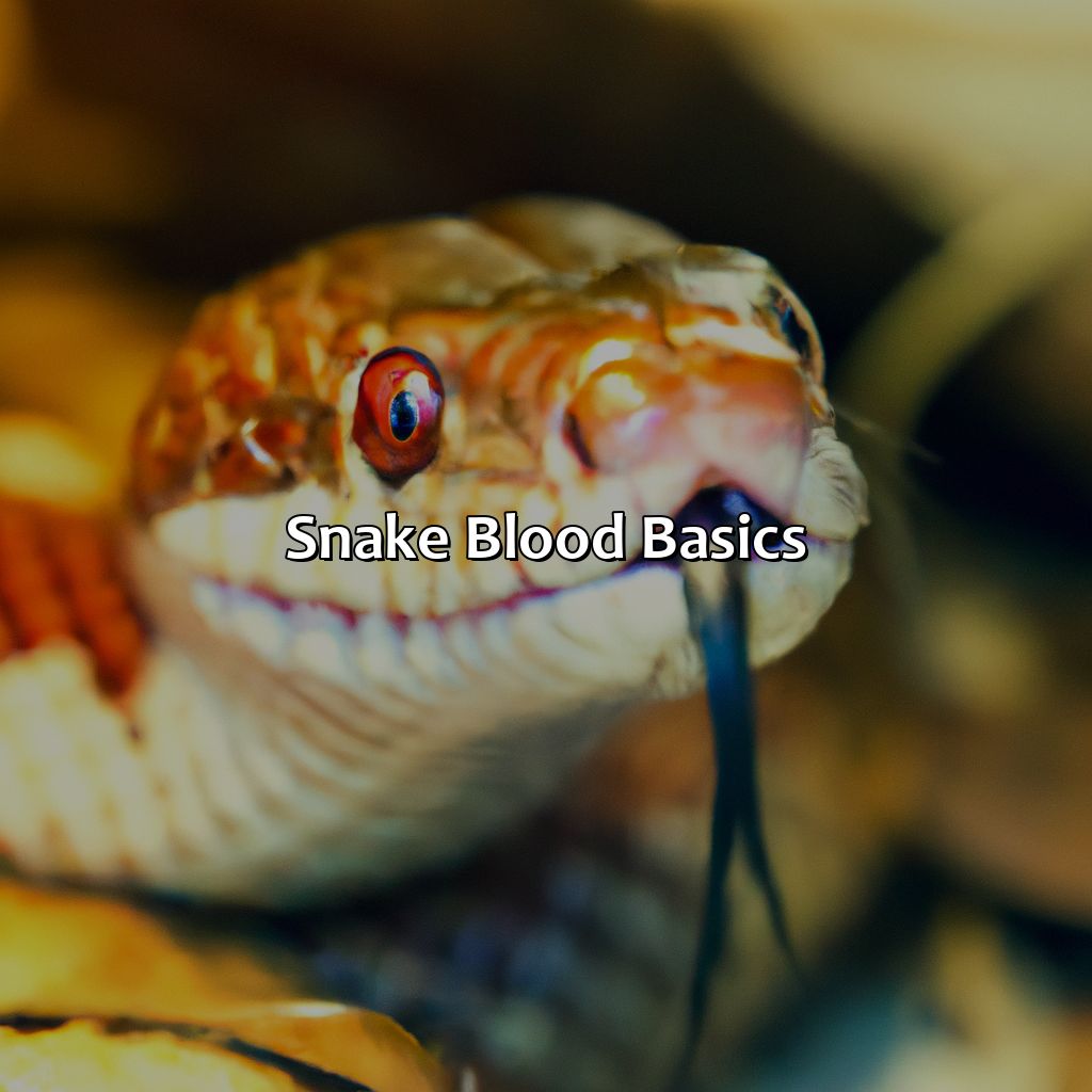 Snake Blood Basics  - What Color Is Snake Blood, 