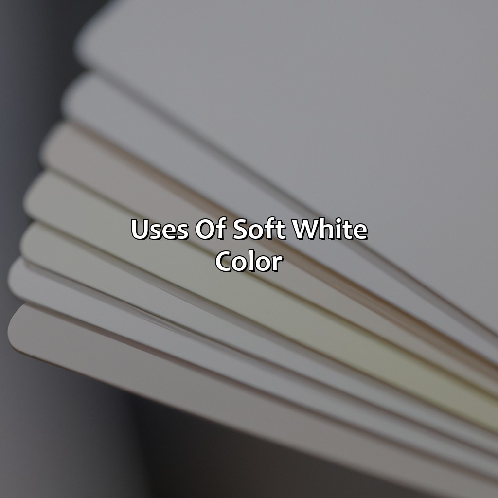 Uses Of Soft White Color  - What Color Is Soft White, 