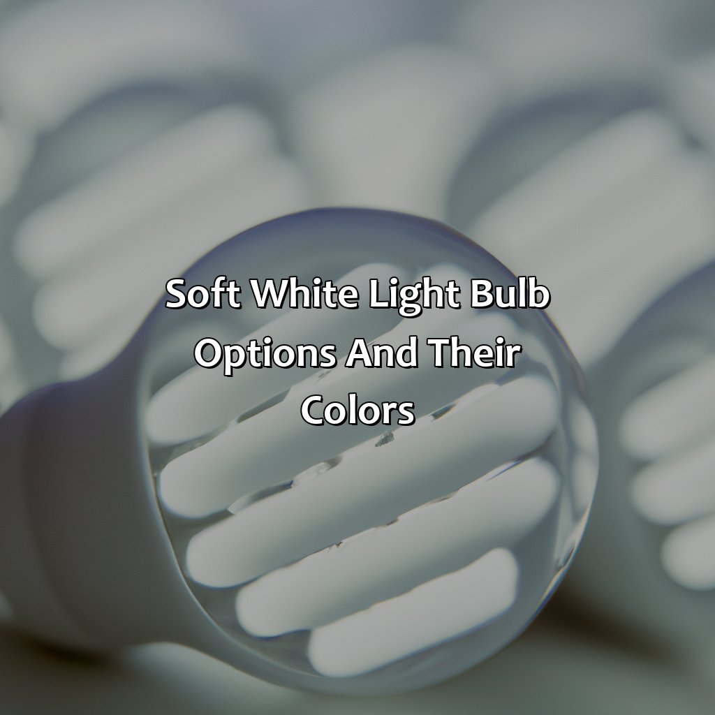Soft White Light Bulb Options And Their Colors  - What Color Is Soft White Light Bulb, 