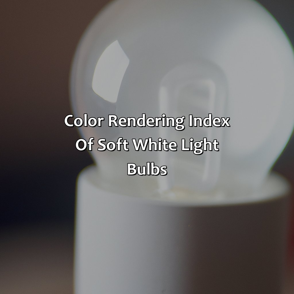 Color Rendering Index  Of Soft White Light Bulbs  - What Color Is Soft White Light Bulb, 