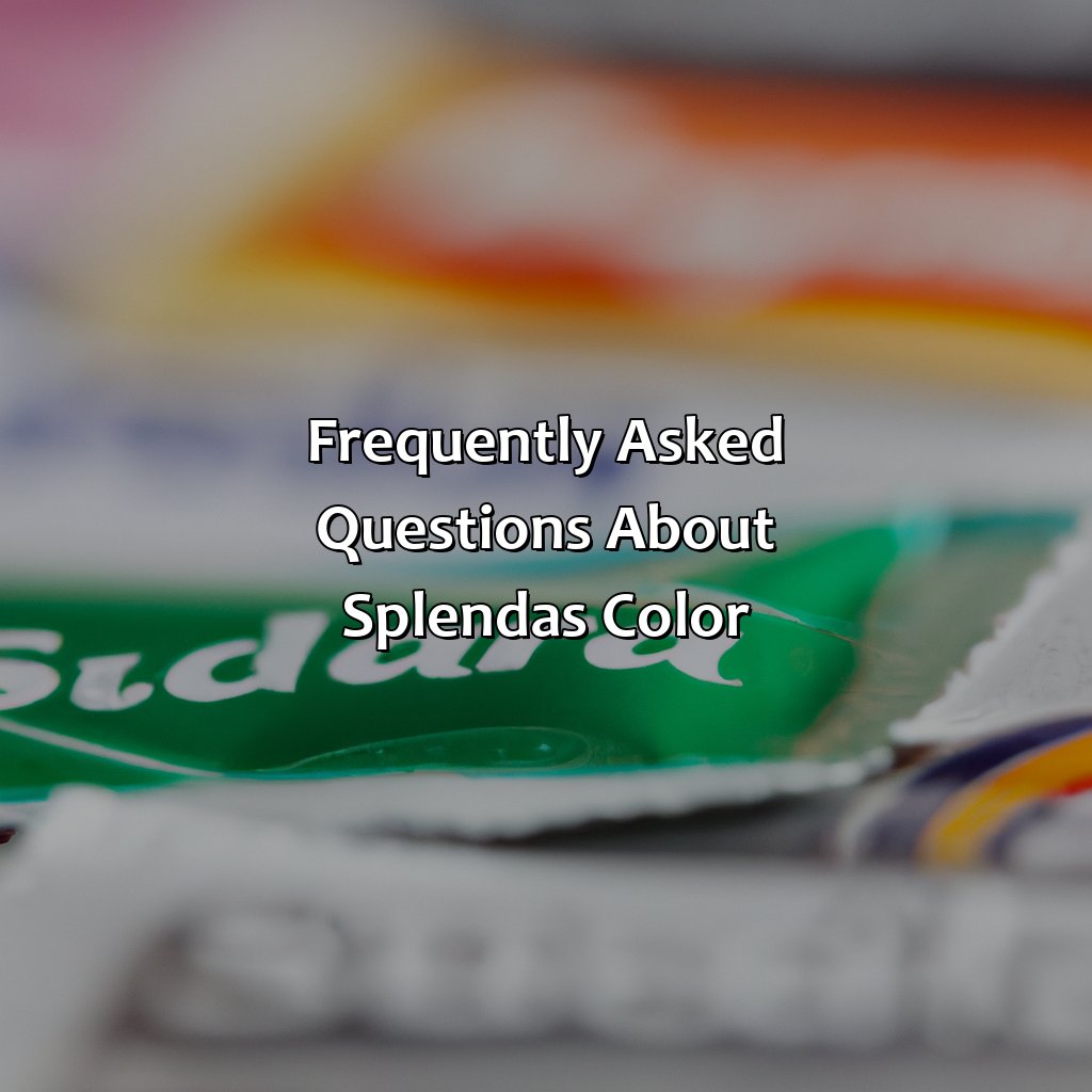 Frequently Asked Questions About Splenda
