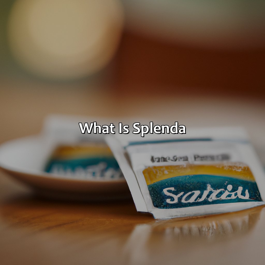 What Is Splenda?  - What Color Is Splenda, 