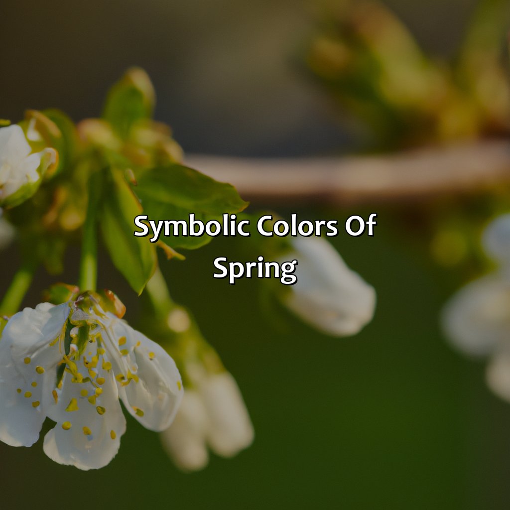 Symbolic Colors Of Spring  - What Color Is Spring, 