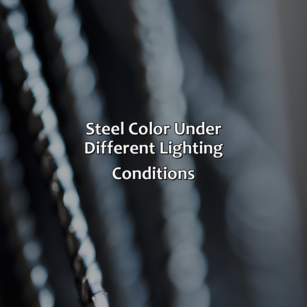Steel Color Under Different Lighting Conditions  - What Color Is Steel, 