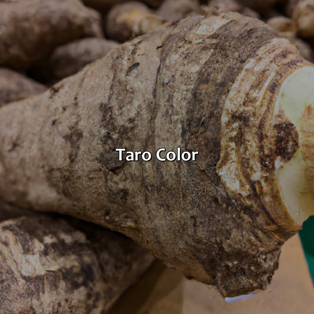 Taro Color  - What Color Is Taro, 