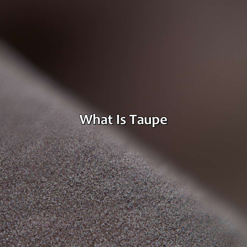 What Is Taupe?  - What Color Is Taupe?, 