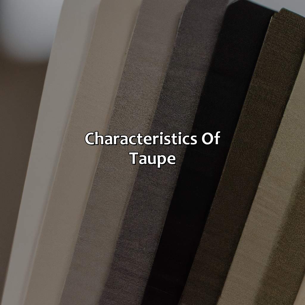 Characteristics Of Taupe  - What Color Is Taupe, 