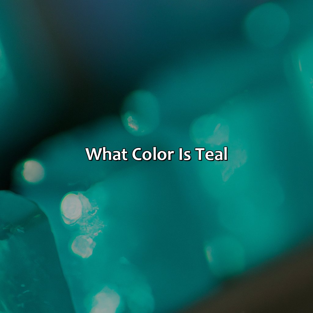 What Color Is Teal - colorscombo.com