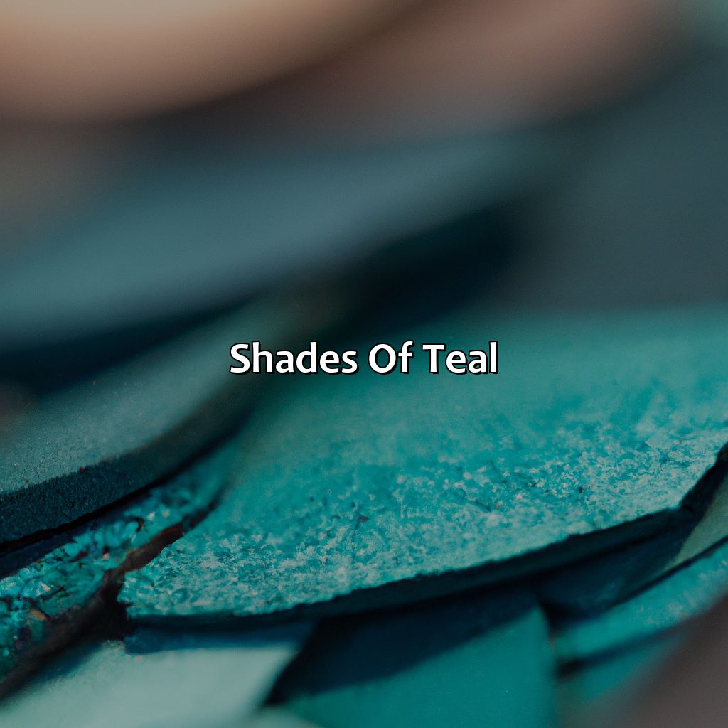 Shades Of Teal  - What Color Is Teal Green, 