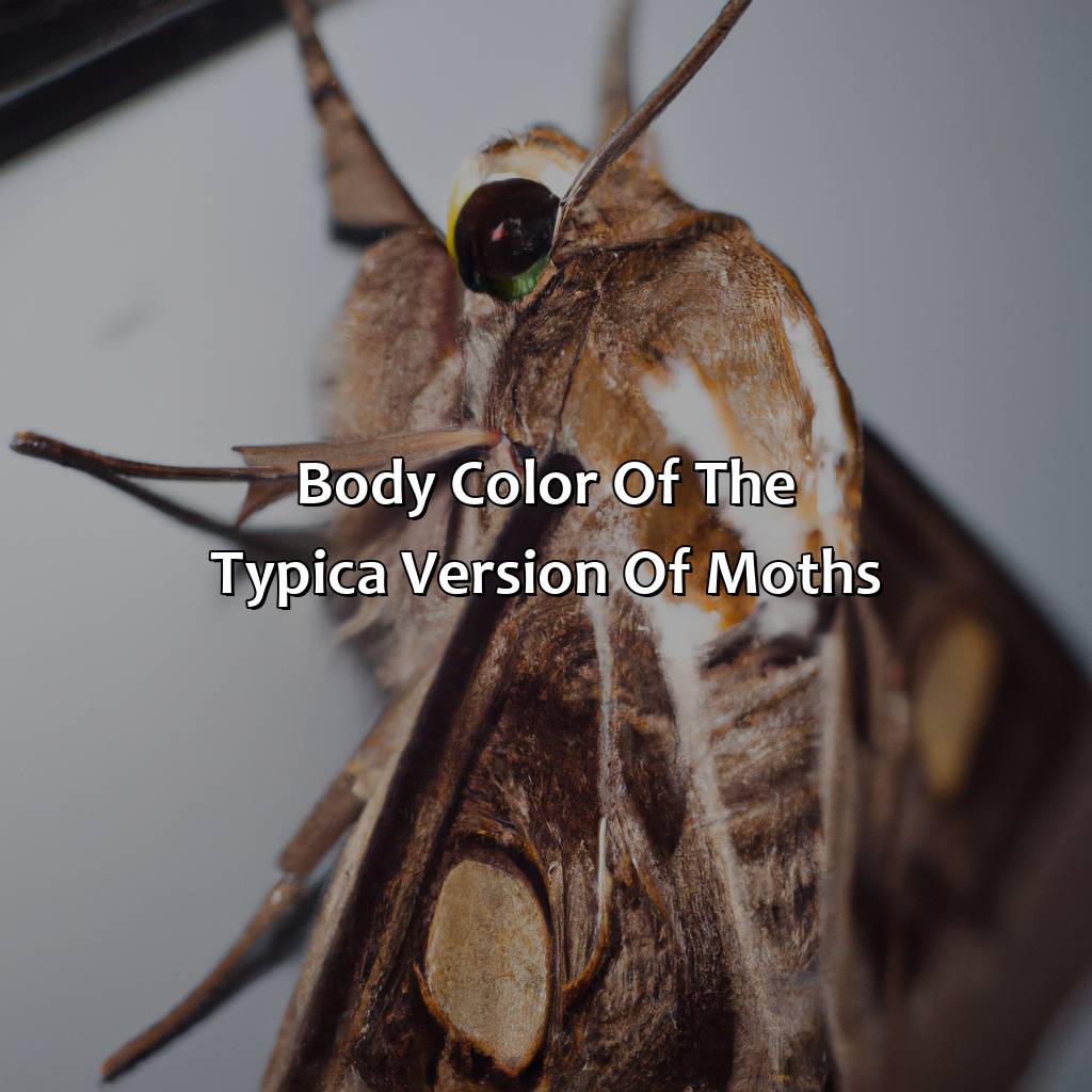 Body Color Of The "Typica" Version Of Moths  - What Color Is The "Typica" Version Of The Moths?, 