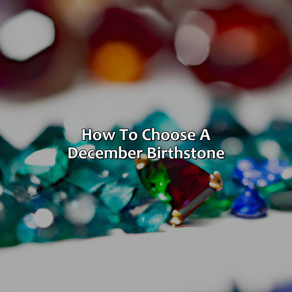 How To Choose A December Birthstone  - What Color Is The Birthstone For December, 