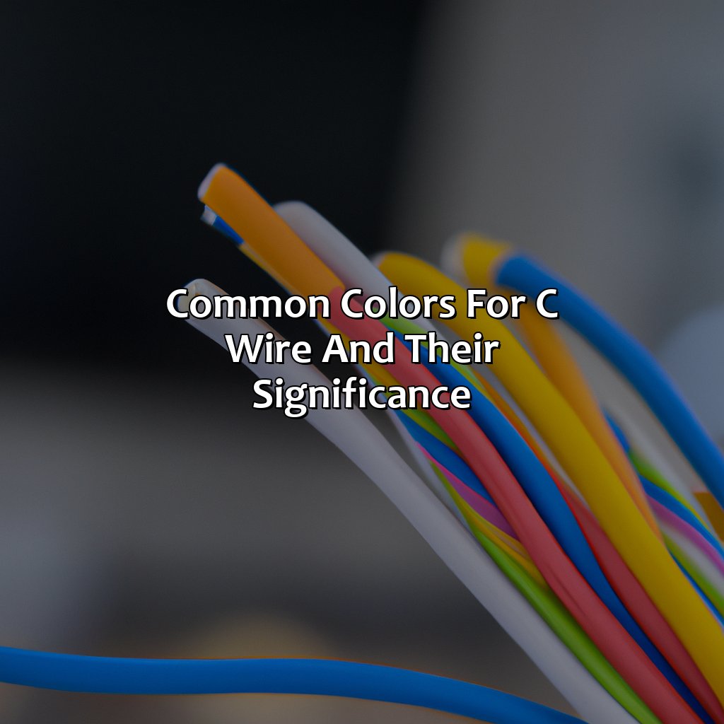 Common Colors For C Wire And Their Significance  - What Color Is The C Wire, 