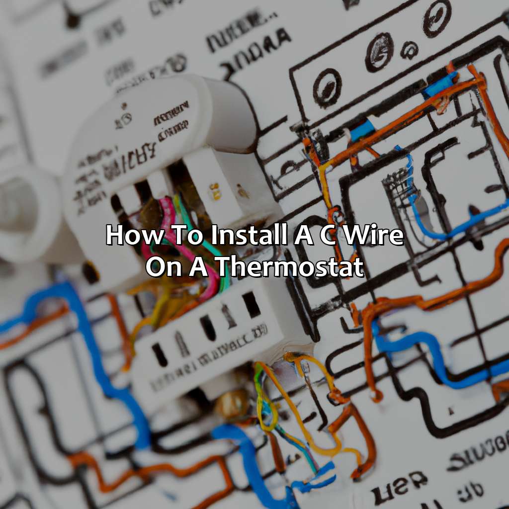 How To Install A C Wire On A Thermostat  - What Color Is The C Wire On A Thermostat, 