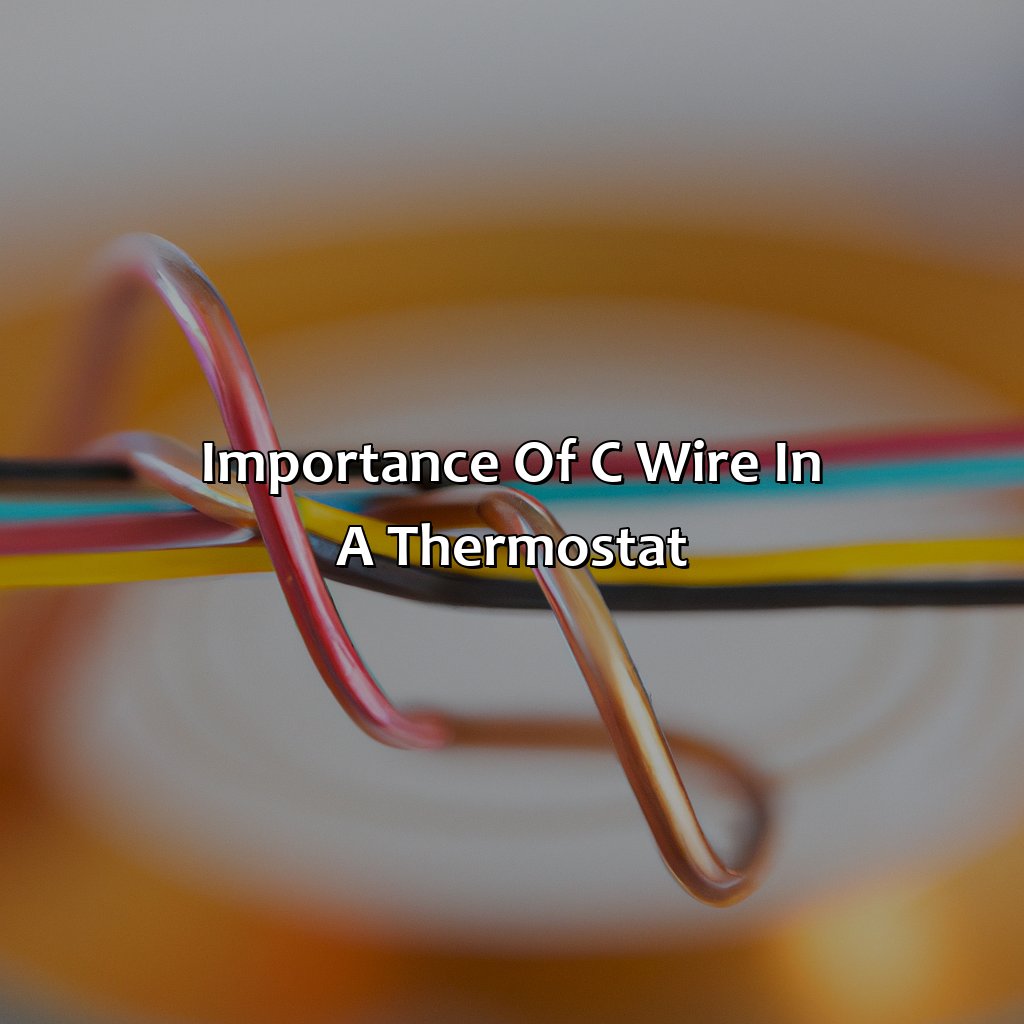 Importance Of C Wire In A Thermostat  - What Color Is The C Wire On A Thermostat, 