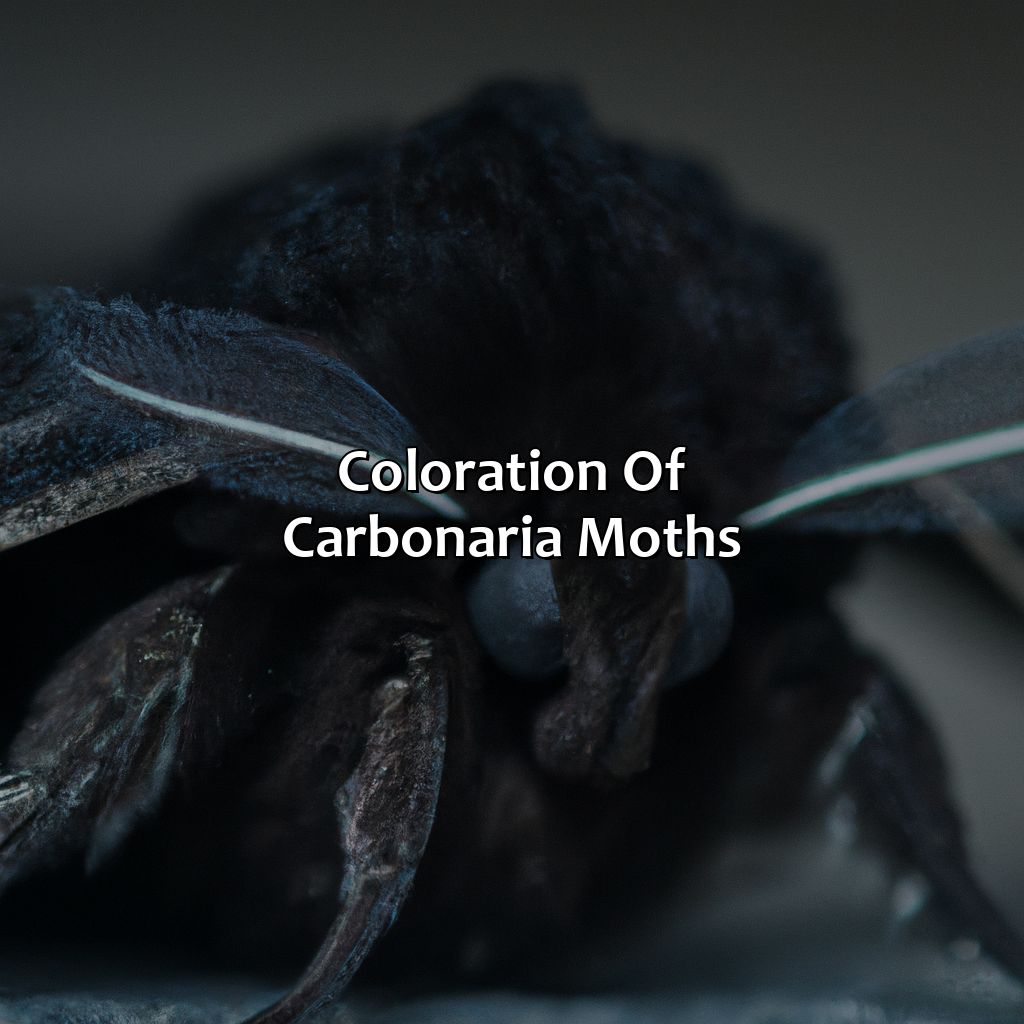 Coloration Of Carbonaria Moths  - What Color Is The Carbonaria Version Of The Moths, 