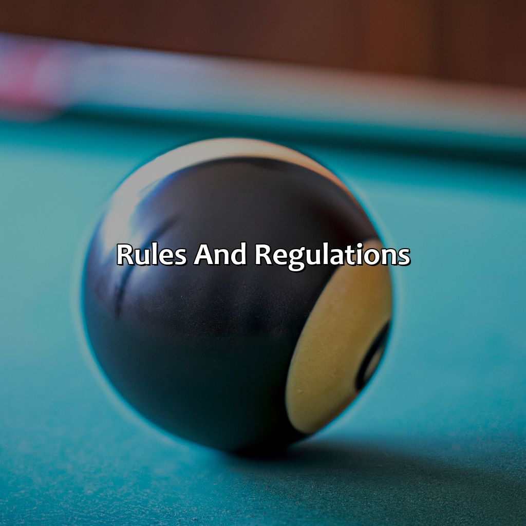 Rules And Regulations  - What Color Is The Cue Ball In Pool, 