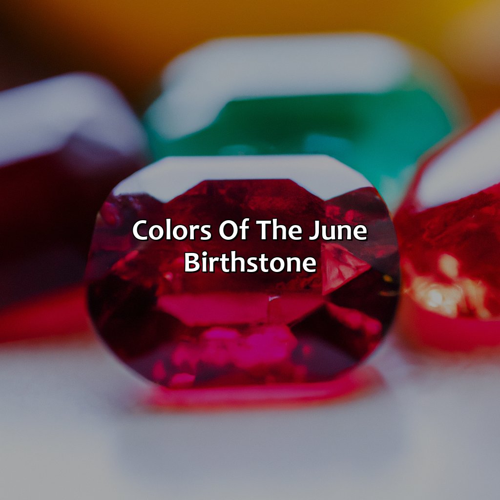 Colors Of The June Birthstone  - What Color Is The June Birthstone, 