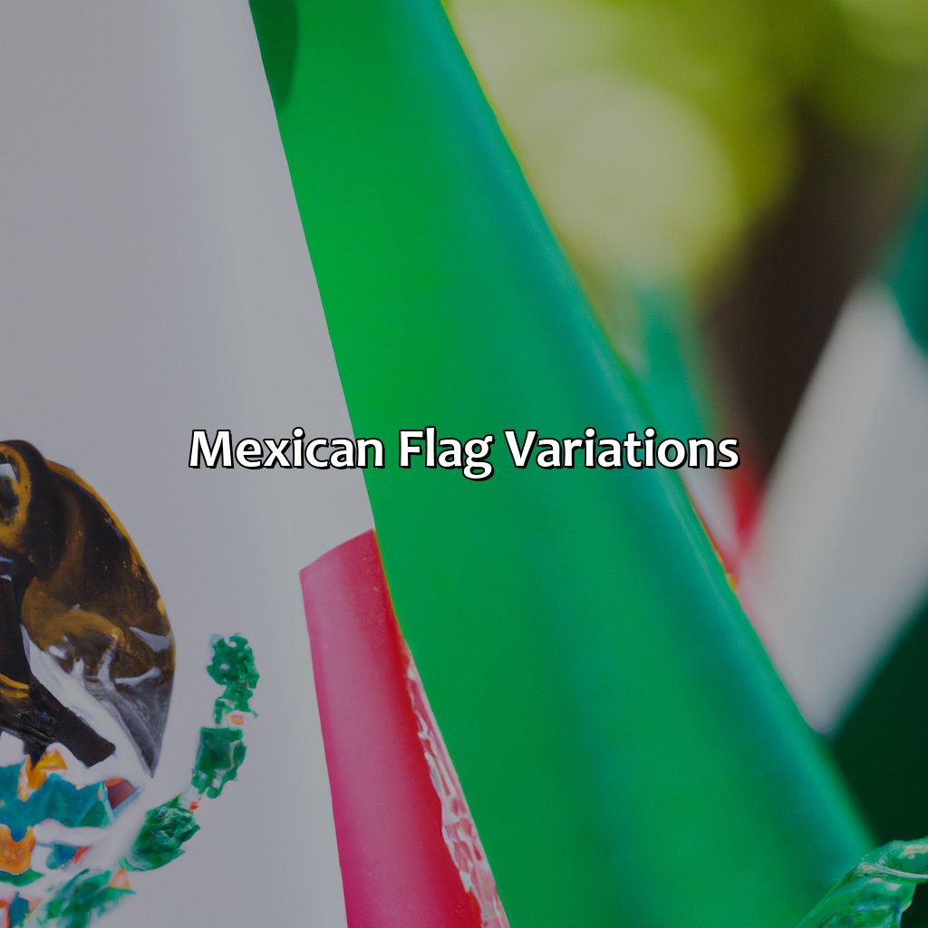 Mexican Flag Variations  - What Color Is The Mexican Flag, 