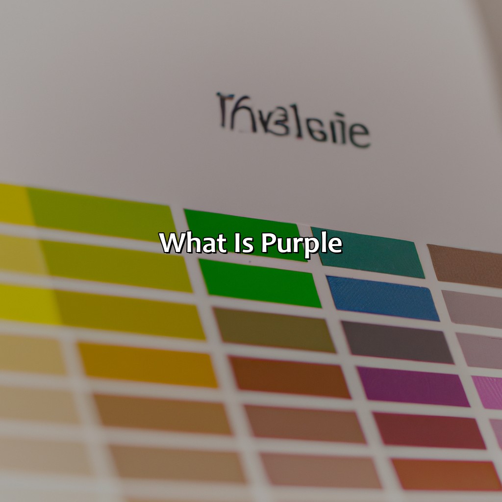 What Is Purple?  - What Color Is The Opposite Of Purple, 