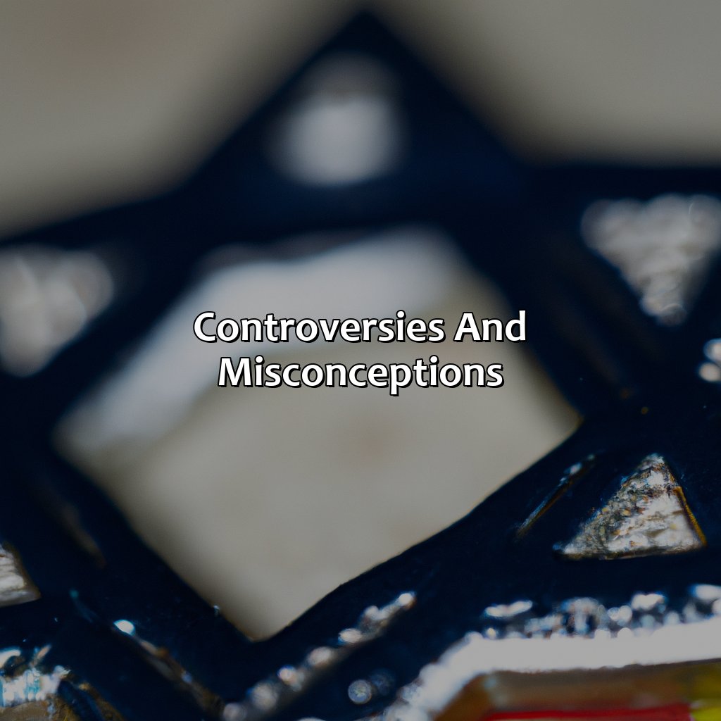 Controversies And Misconceptions  - What Color Is The Star Of David, 