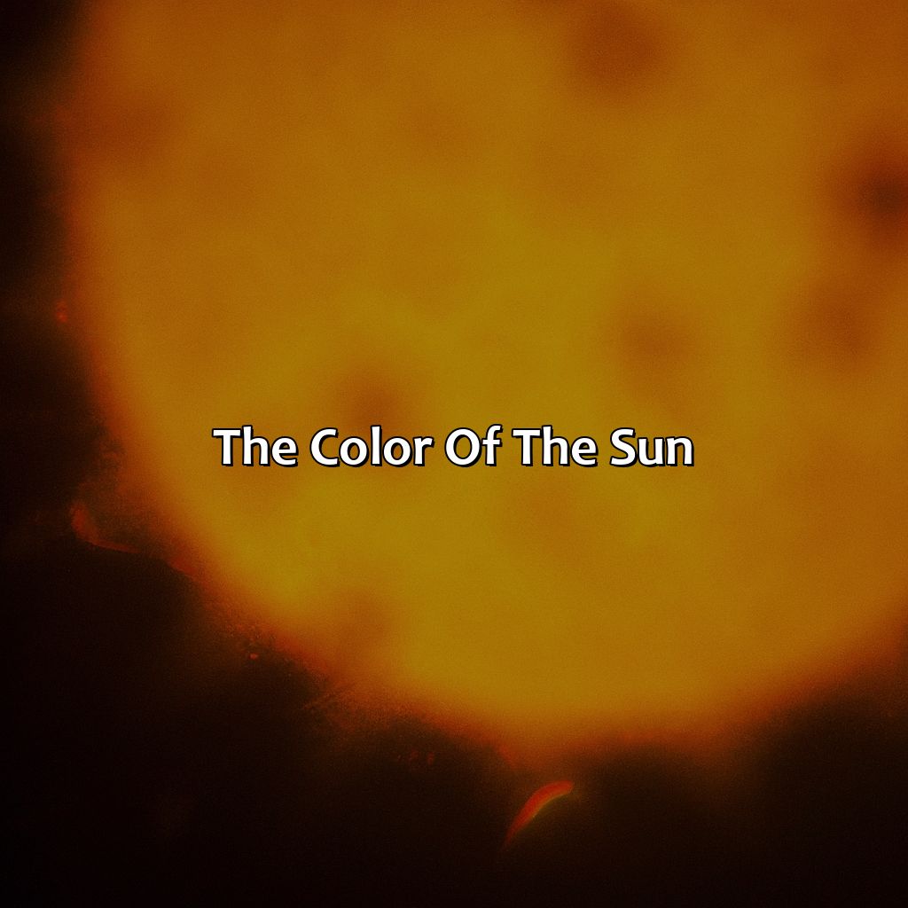 The Color Of The Sun  - What Color Is The Sun In Space, 