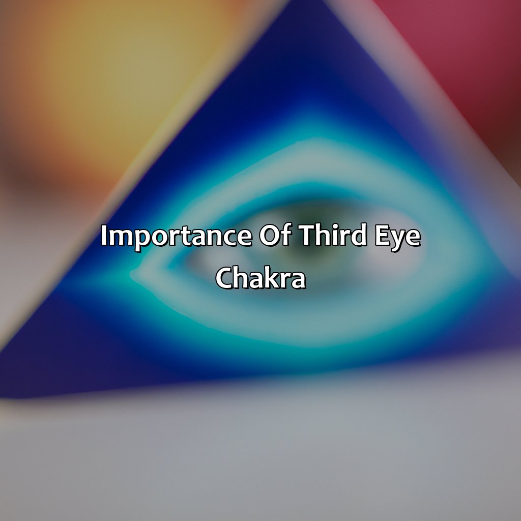 Importance Of Third Eye Chakra  - What Color Is The Third Eye Chakra, 
