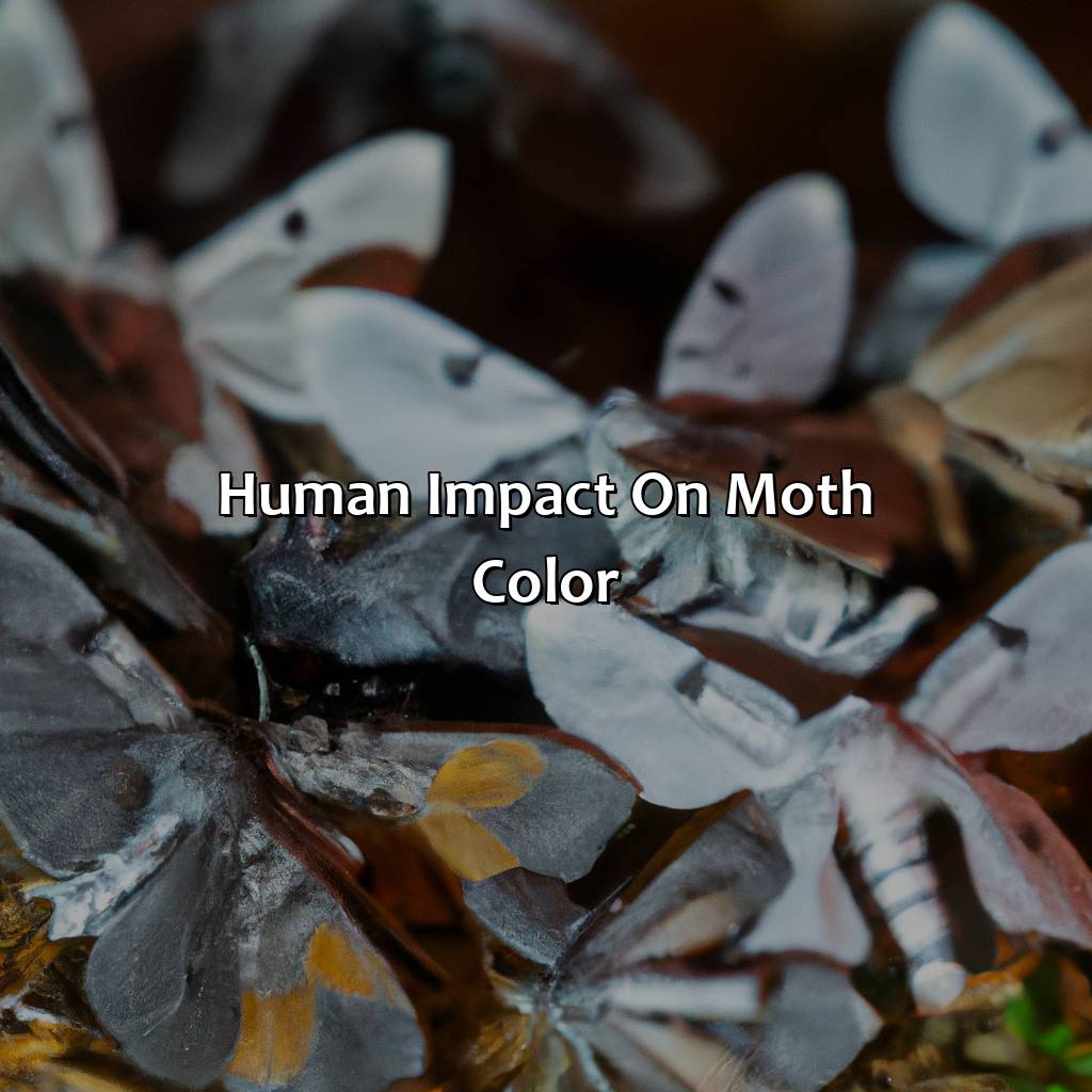 Human Impact On Moth Color  - What Color Is The Typical Version Of The Moths, 