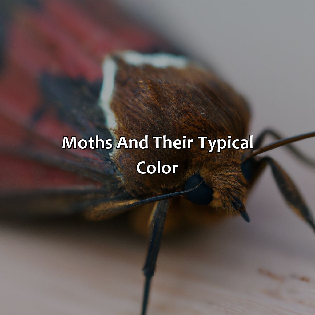 Moths And Their Typical Color  - What Color Is The Typical Version Of The Moths, 