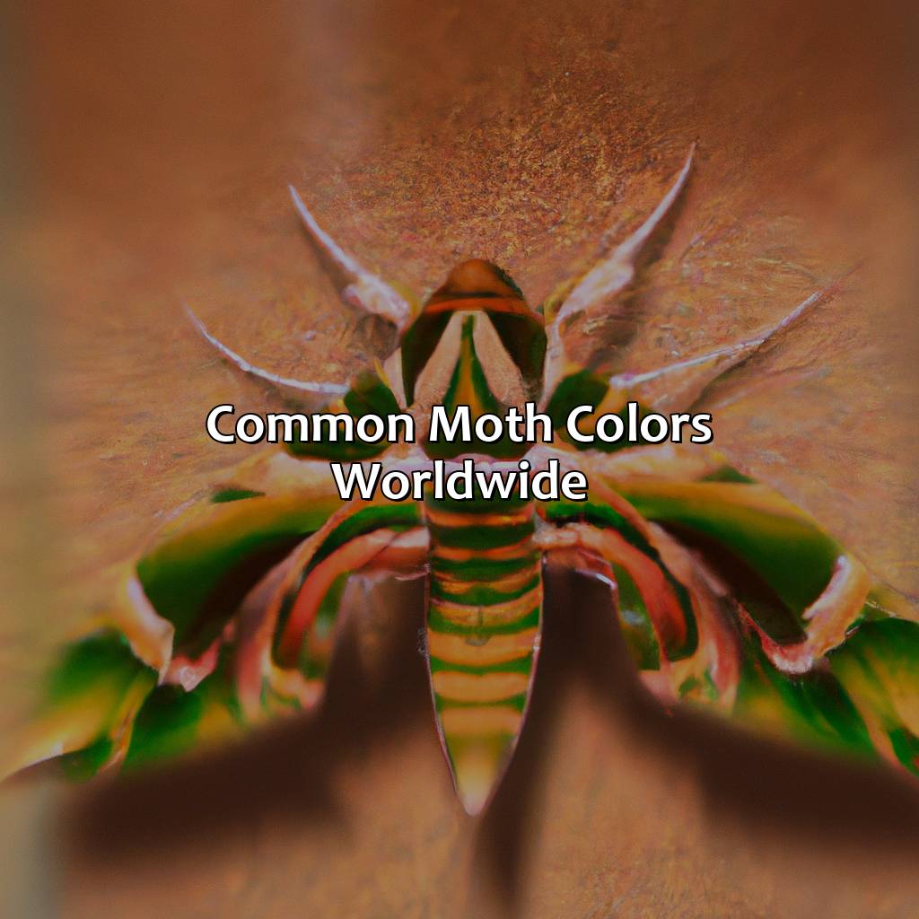 Common Moth Colors Worldwide  - What Color Is The Typical Version Of The Moths, 